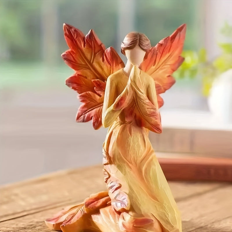 Autumn Angel Resin Ornament