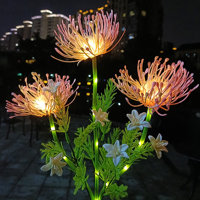 Solar-Powered Spider Lily Garden Light