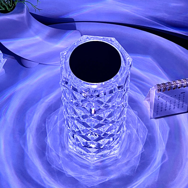 LED Rose Crystal Lamp