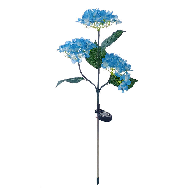 Solar Hydrangea Flower Lights