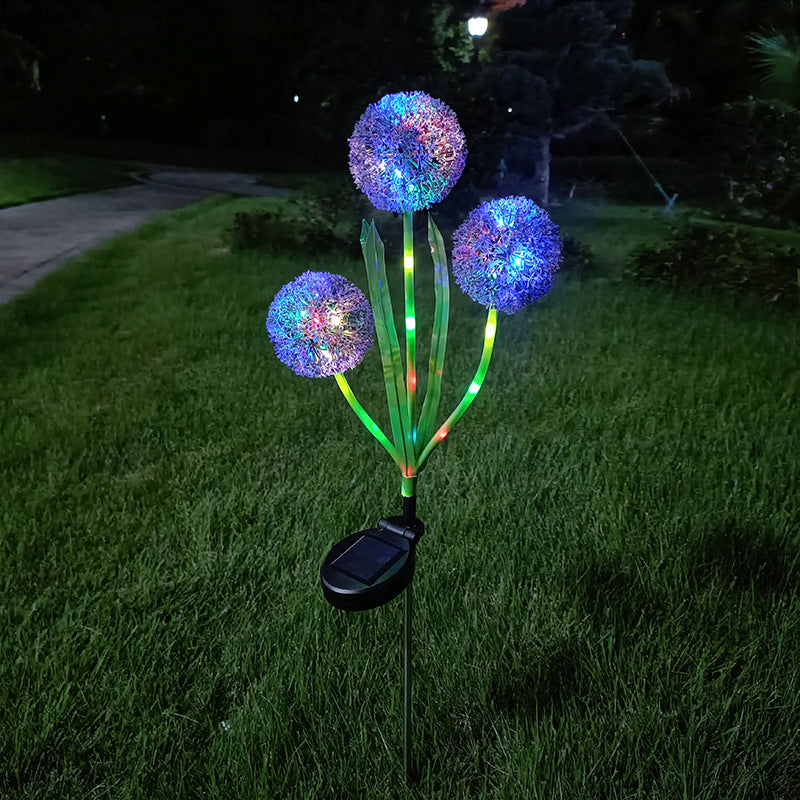 Solar-Powered 3-Head LED Lights