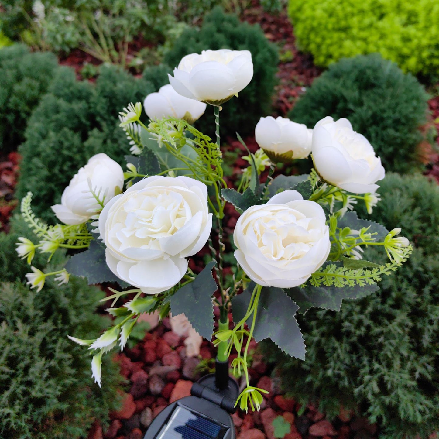 Solar-Powered Simulation LED Garden Light