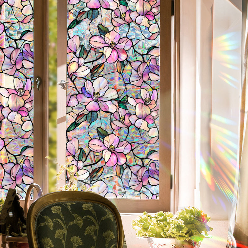 Colorful rainbow static glass sticker