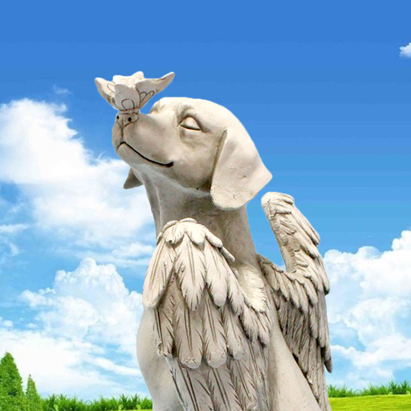 Angel Dog Statue