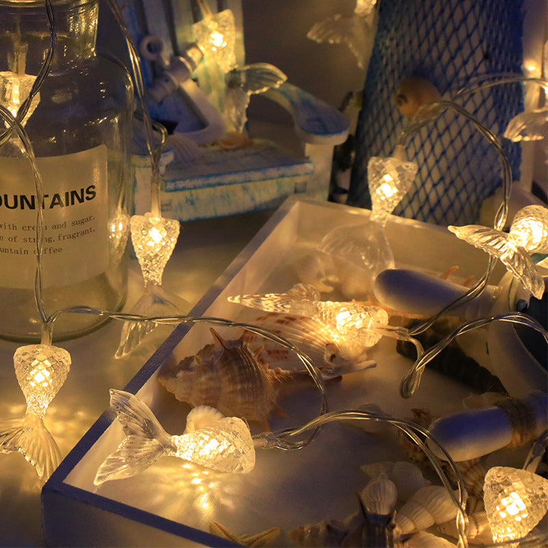 Mermaid LED Solar Fairy Lights