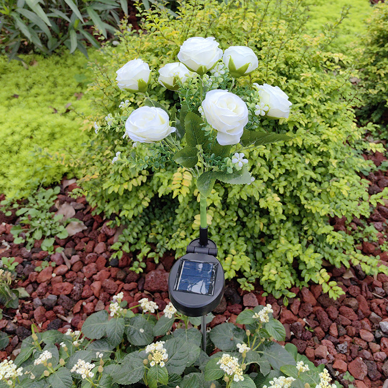 Solar-Powered LED Garden Lights