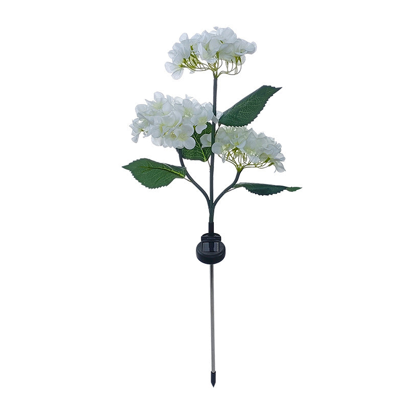 Solar Hydrangea Flower Lights