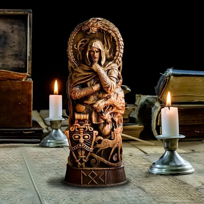 Nordic Gods Series Mythology Statue Home Decorations