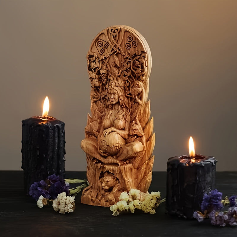 Statue of the goddess Gaia