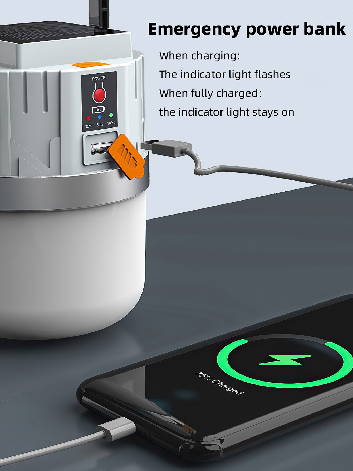 Ultra-Bright Multi-Purpose LED Camping Light with Solar Charging - 4 Style