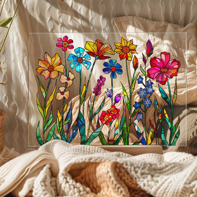 3D flower acrylic display stand