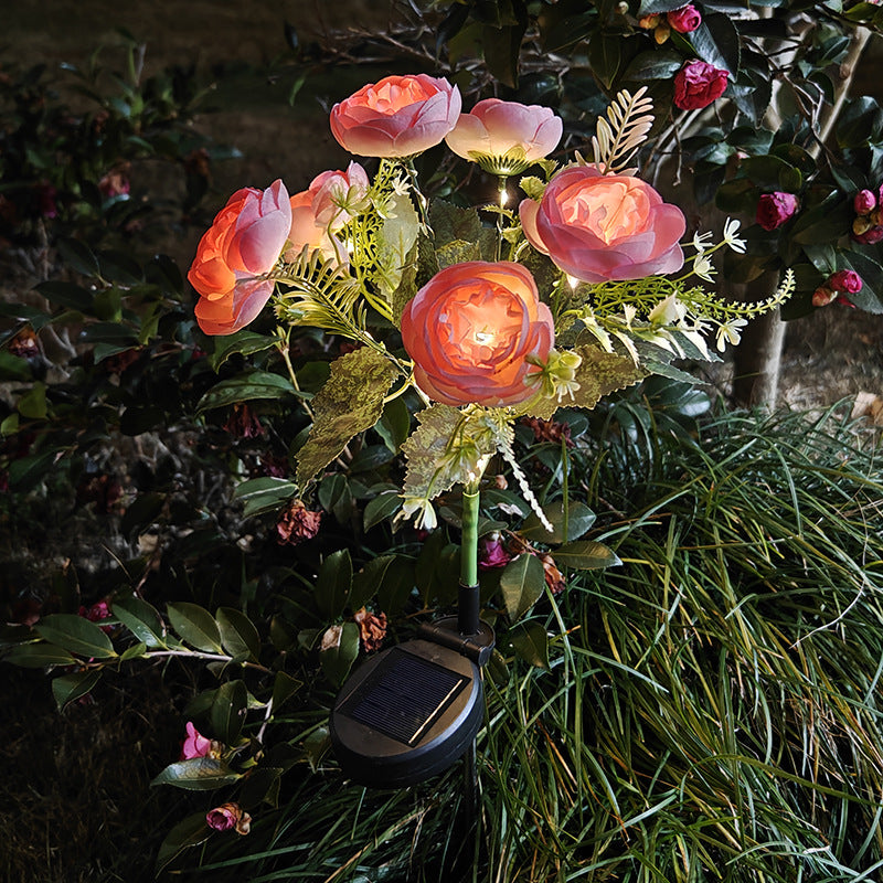 Solar-Powered Simulation LED Garden Light