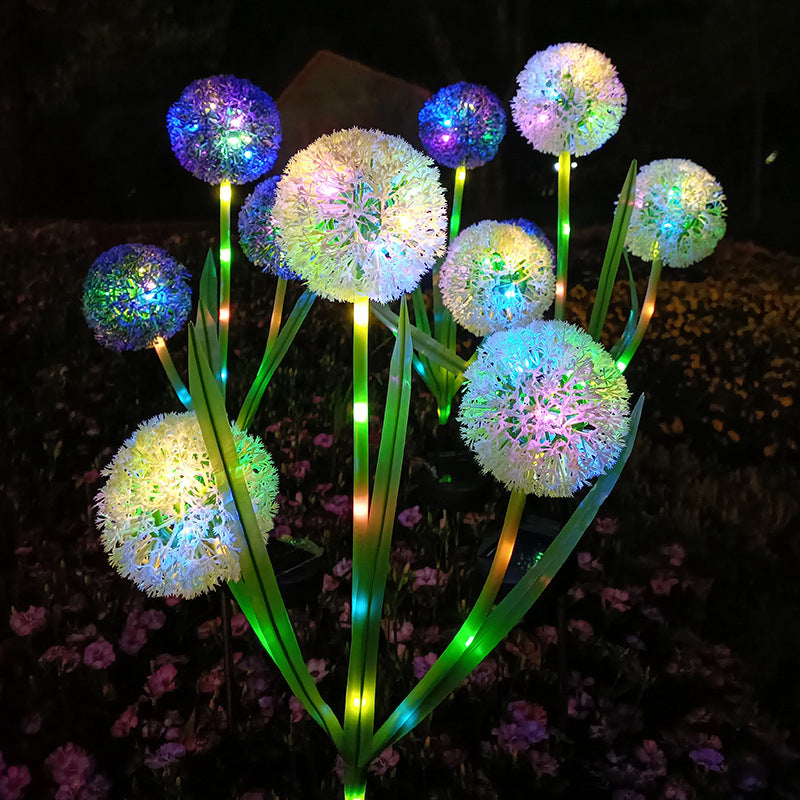Solar-Powered 3-Head LED Lights