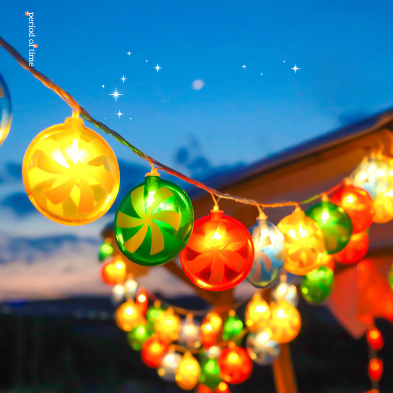 Christmas Halloween atmosphere decoration LED candy light string