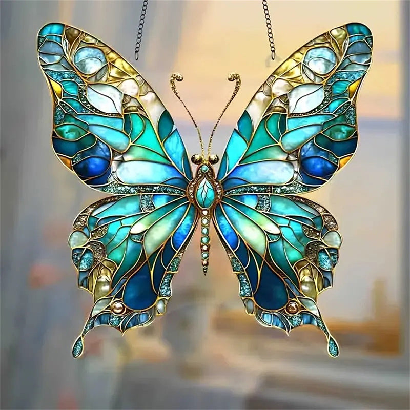 Acrylic sun light filler painted hanging decoration
