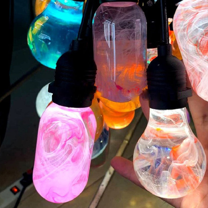 Wishing Lamp LED Colorful Amber Glass Lamp