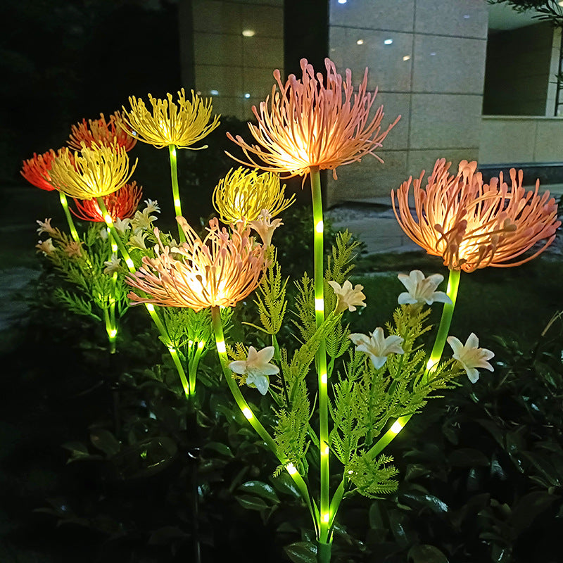 Solar-Powered Spider Lily Garden Light