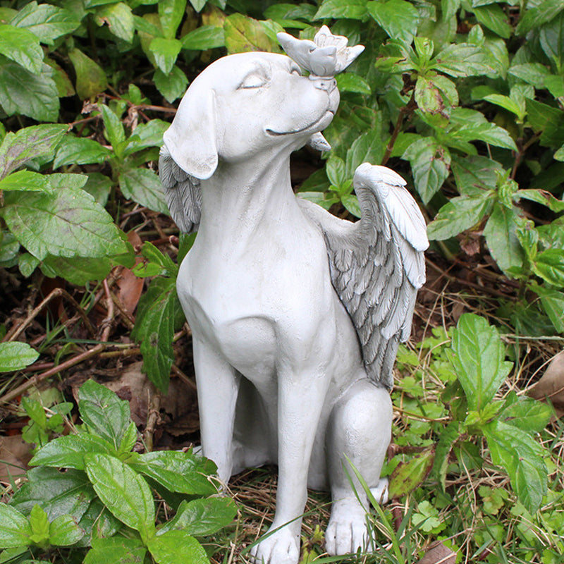 Angel Dog Statue