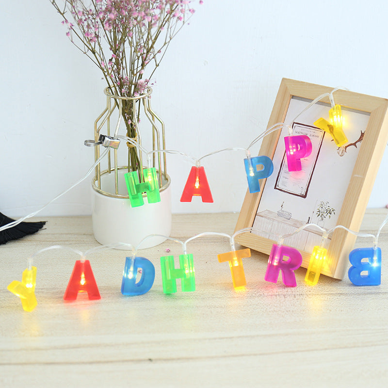 Christmas LED Alphabet Light String