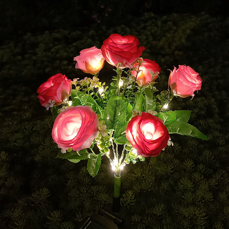 Solar-Powered LED Garden Lights