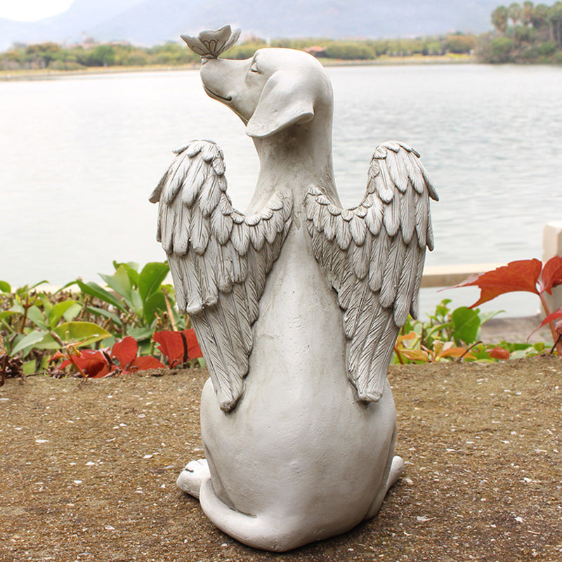 Angel Dog Statue