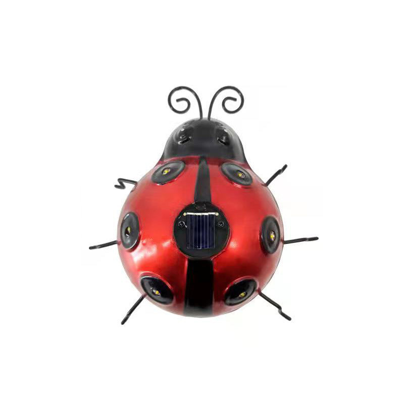 Solar Ladybug Wall Light