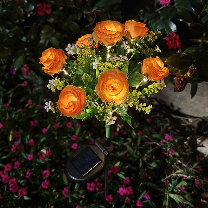 Solar-Powered LED Garden Lights