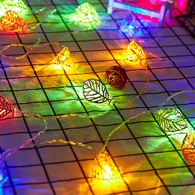 Golden Leaf Christmas LED Light String