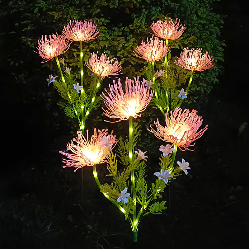 Solar-Powered Spider Lily Garden Light