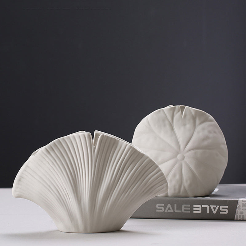 Modern simple handmade ceramic vase series