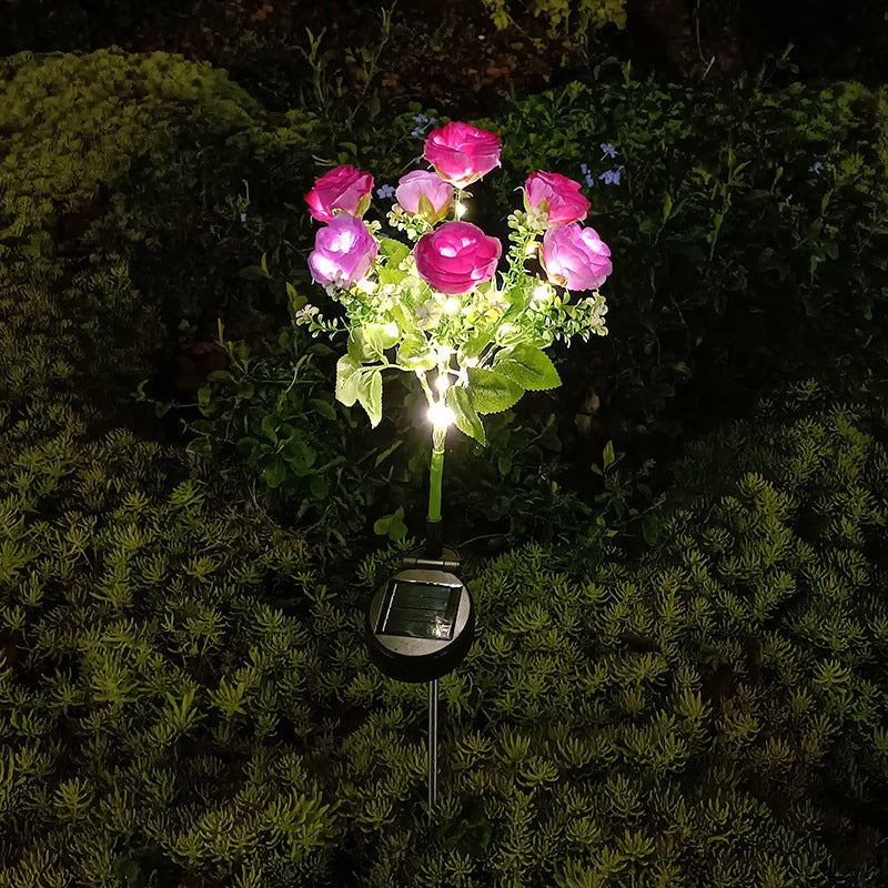 Solar-Powered LED Garden Lights