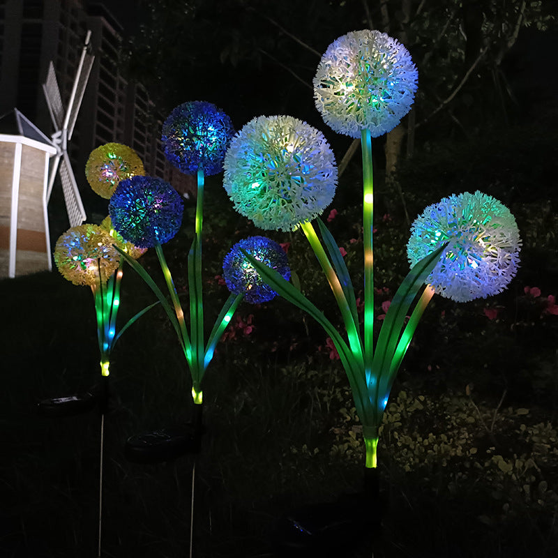 Solar-Powered 3-Head LED Lights