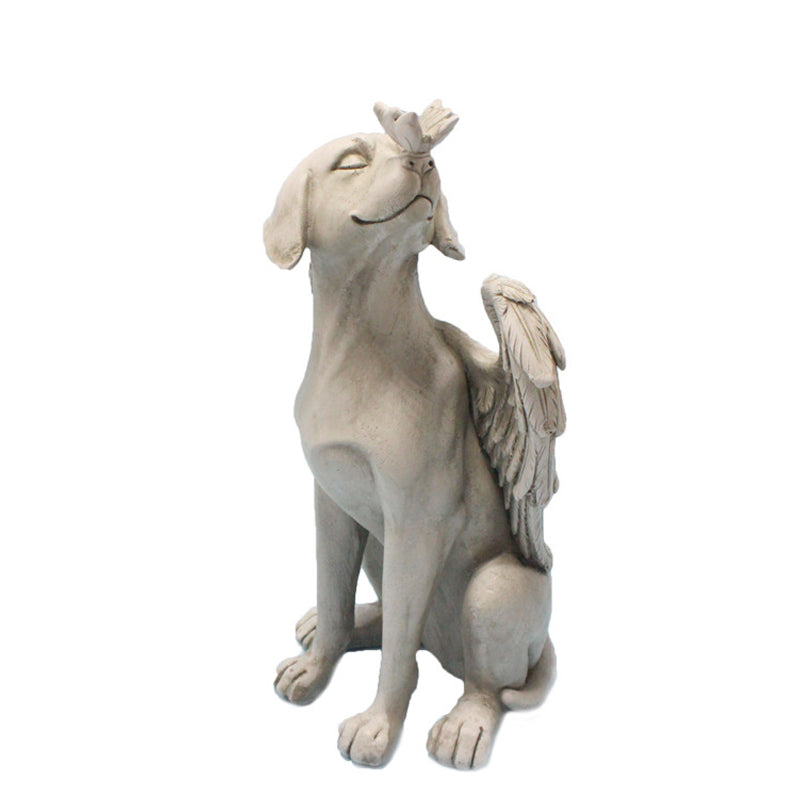 Angel Dog Statue