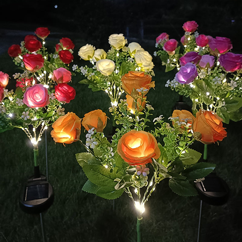 Solar-Powered LED Garden Lights