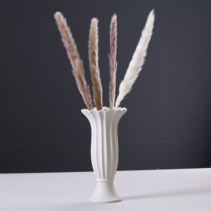 Roman column ceramic vase