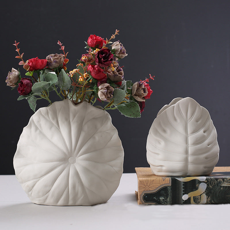 Modern simple handmade ceramic vase series