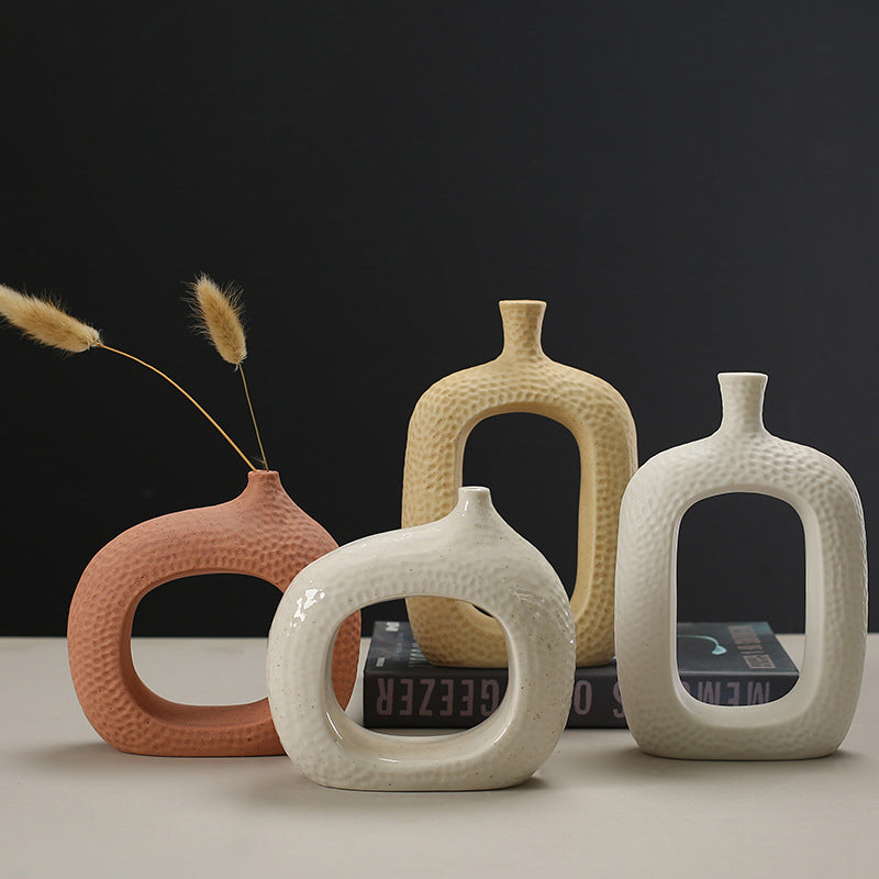 Modern minimalist style ceramic vase