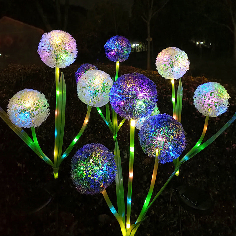 Solar-Powered 3-Head LED Lights