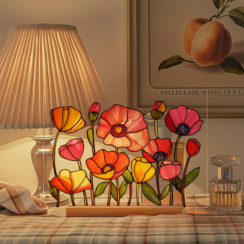 3D flower acrylic display stand