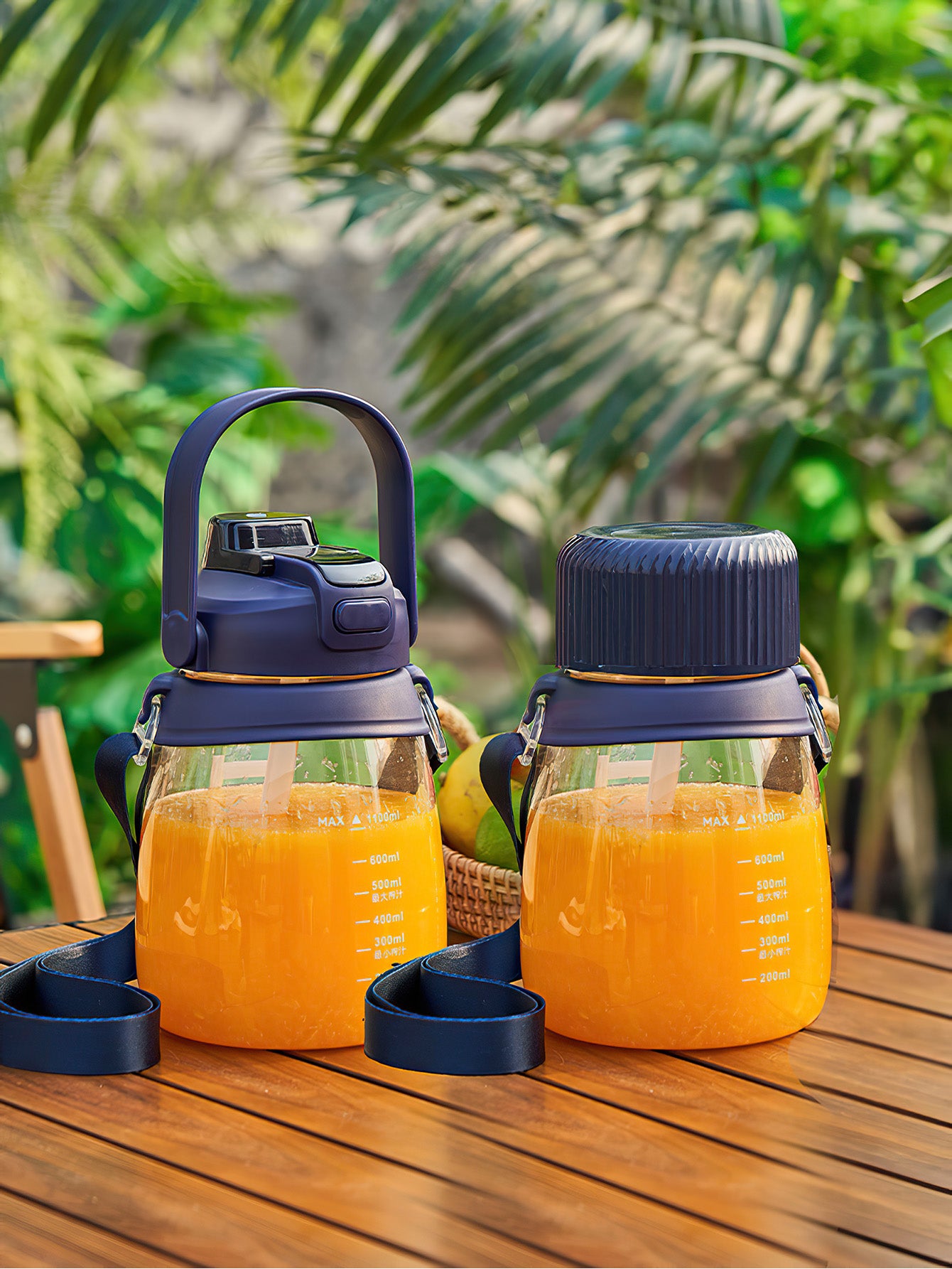 TON TON Cup: Versatile 10-Blade Juicer Jug  Portable and large capacity- 2 Colours