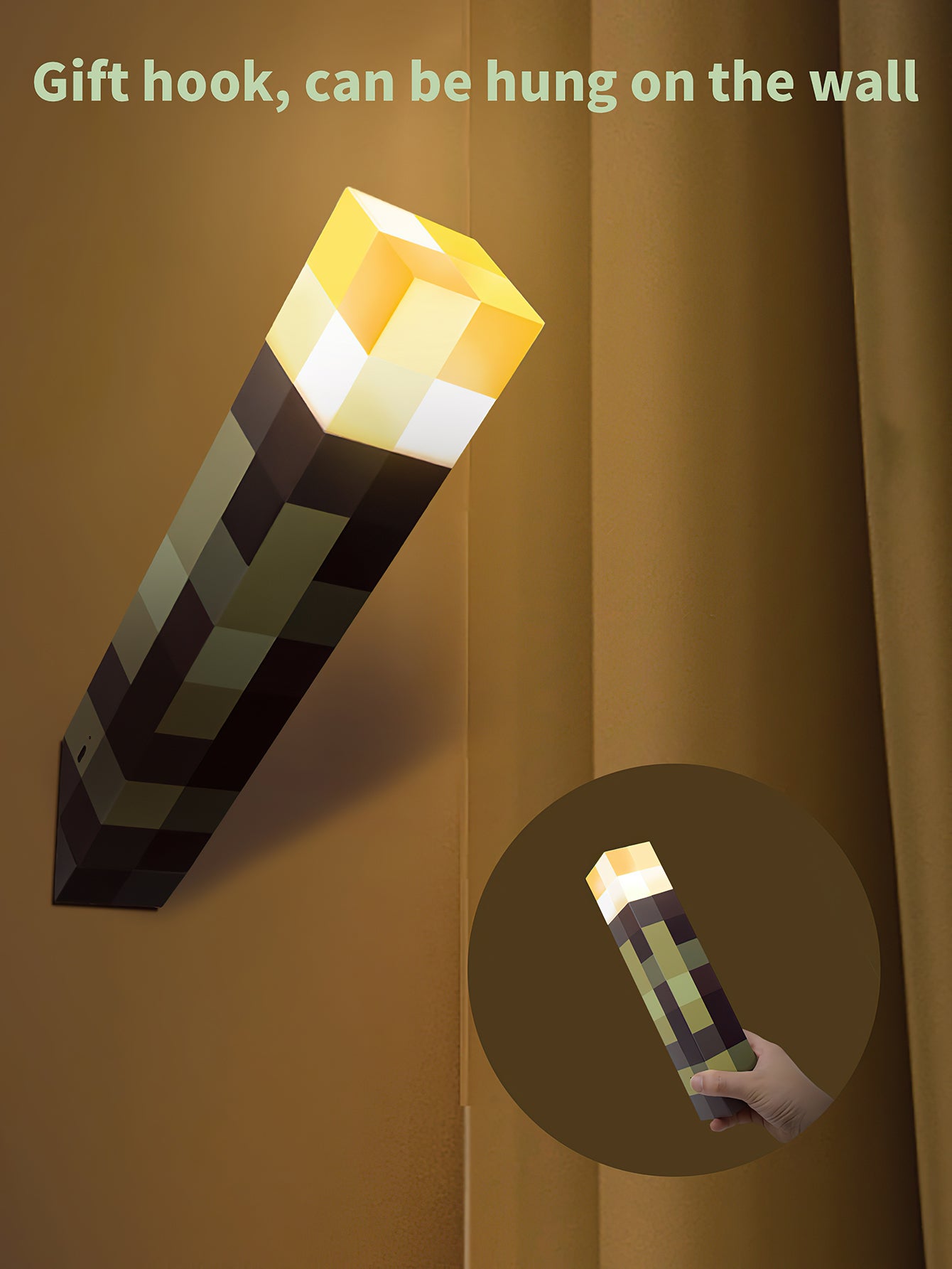 Minecraft peripheral lighting torch torch model gift rechargeable night light