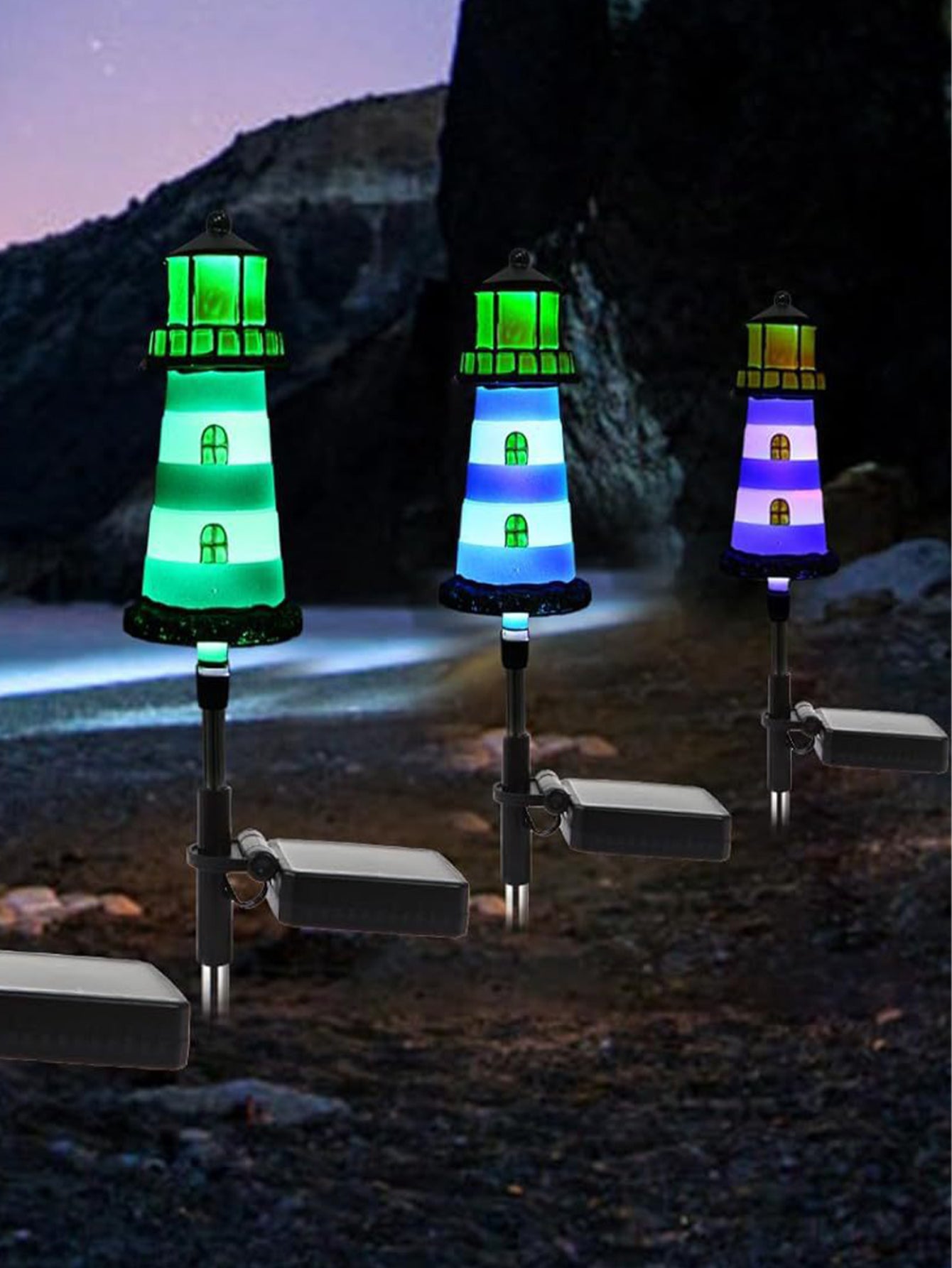 Solar Beacon LED Outdoor Decorative Light