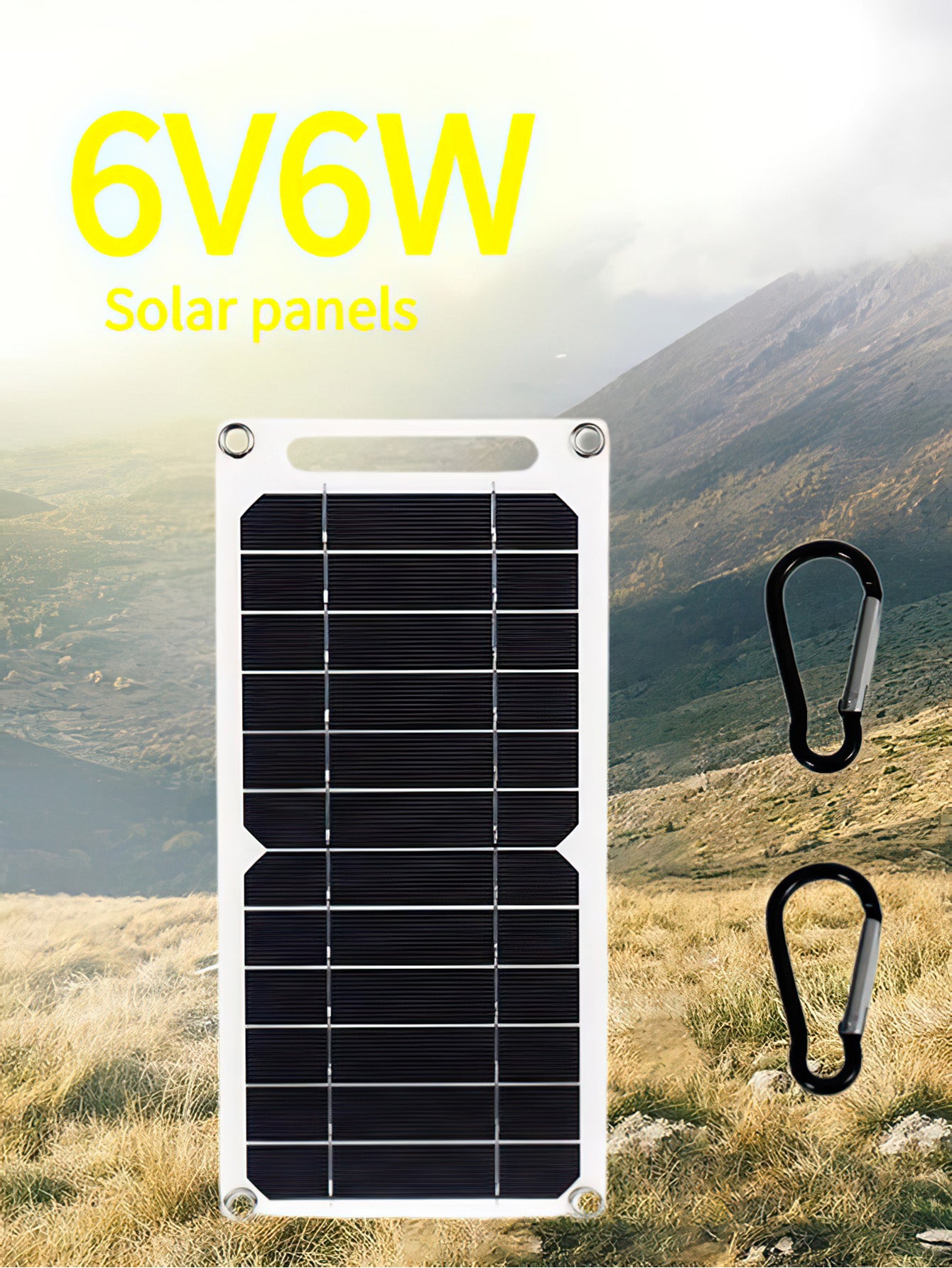 6W Small Flexible Solar Panel Charger – Portable Emergency Power for Phones & Outdoor Use