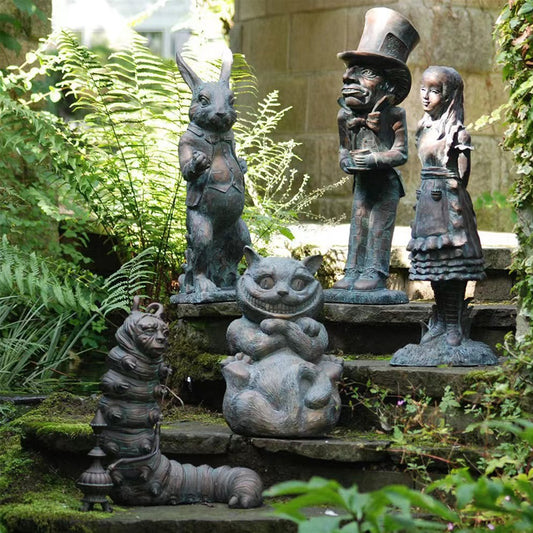 Alice in Wonderland Themed Resin Statue Series
