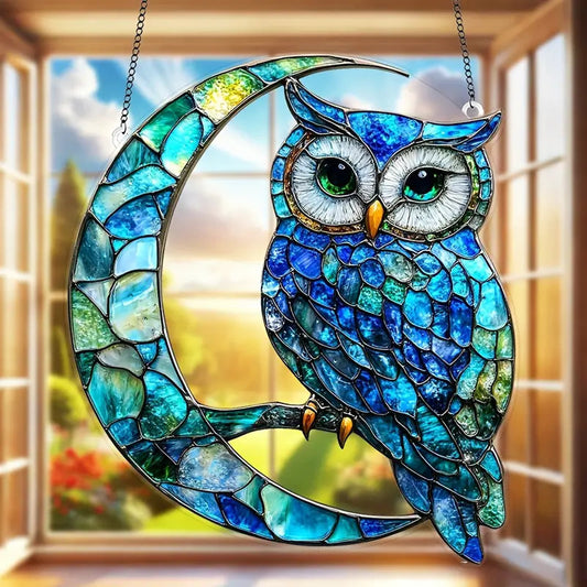 Angel Warrior Three Priests Stained Glass Sun Catcher