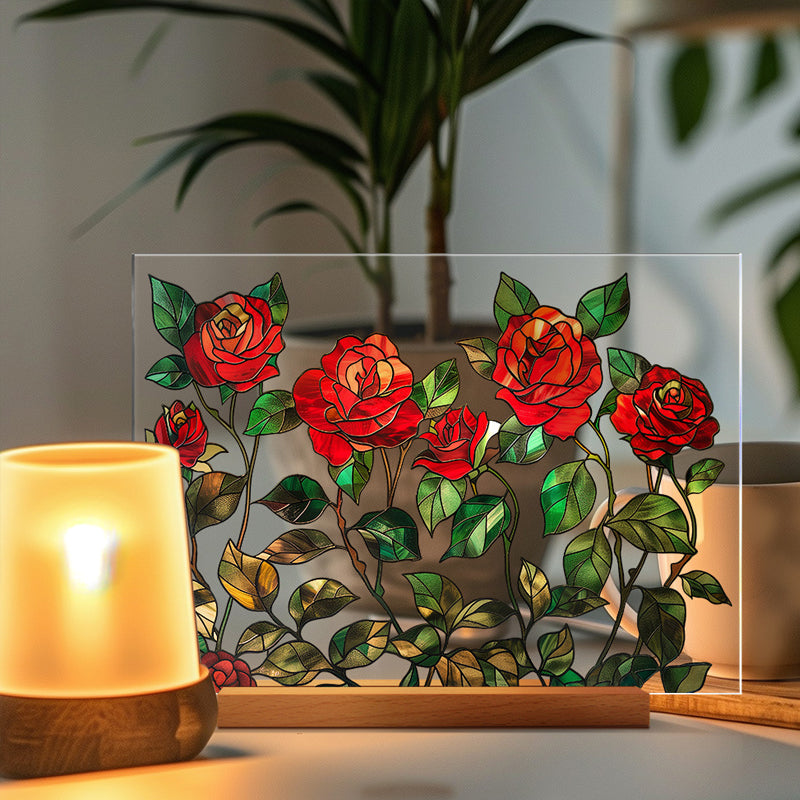 3D flower acrylic display stand