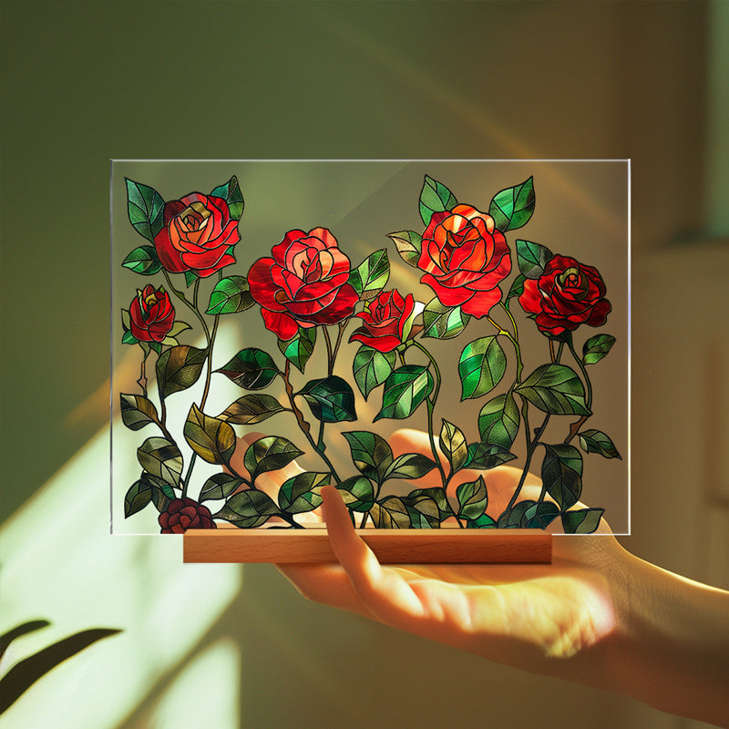 3D flower acrylic display stand