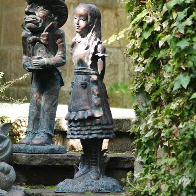 Alice in Wonderland Themed Resin Statue Series