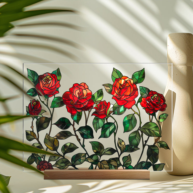 3D flower acrylic display stand