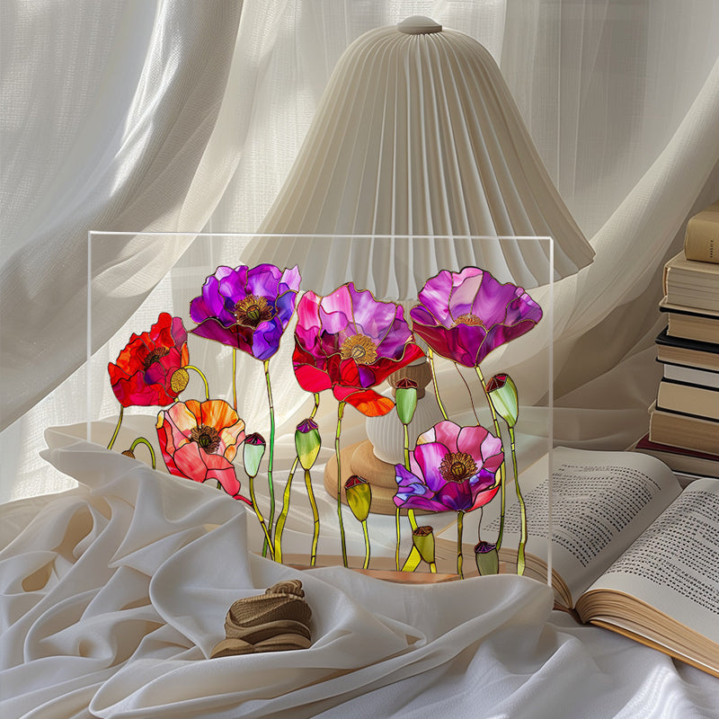 3D flower acrylic display stand